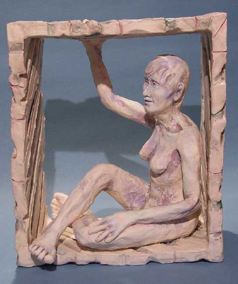 Female Figure - Relaxed Sitting Inside