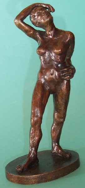 Bronze Figure Front - Female
